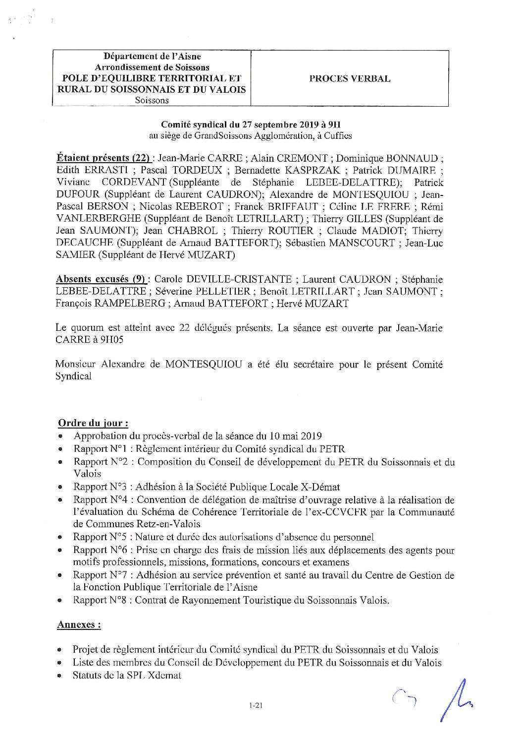 20190927_CS_Procès Verbal